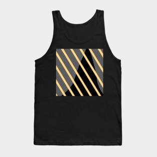 Black and Flesh Abstract Geometric 050717 A Tank Top